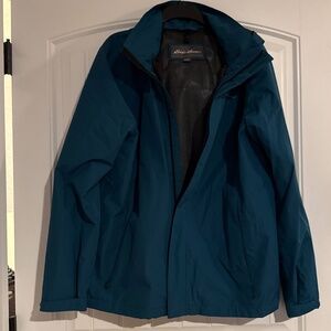 Men’s Eddie Bauer packable rain jacket